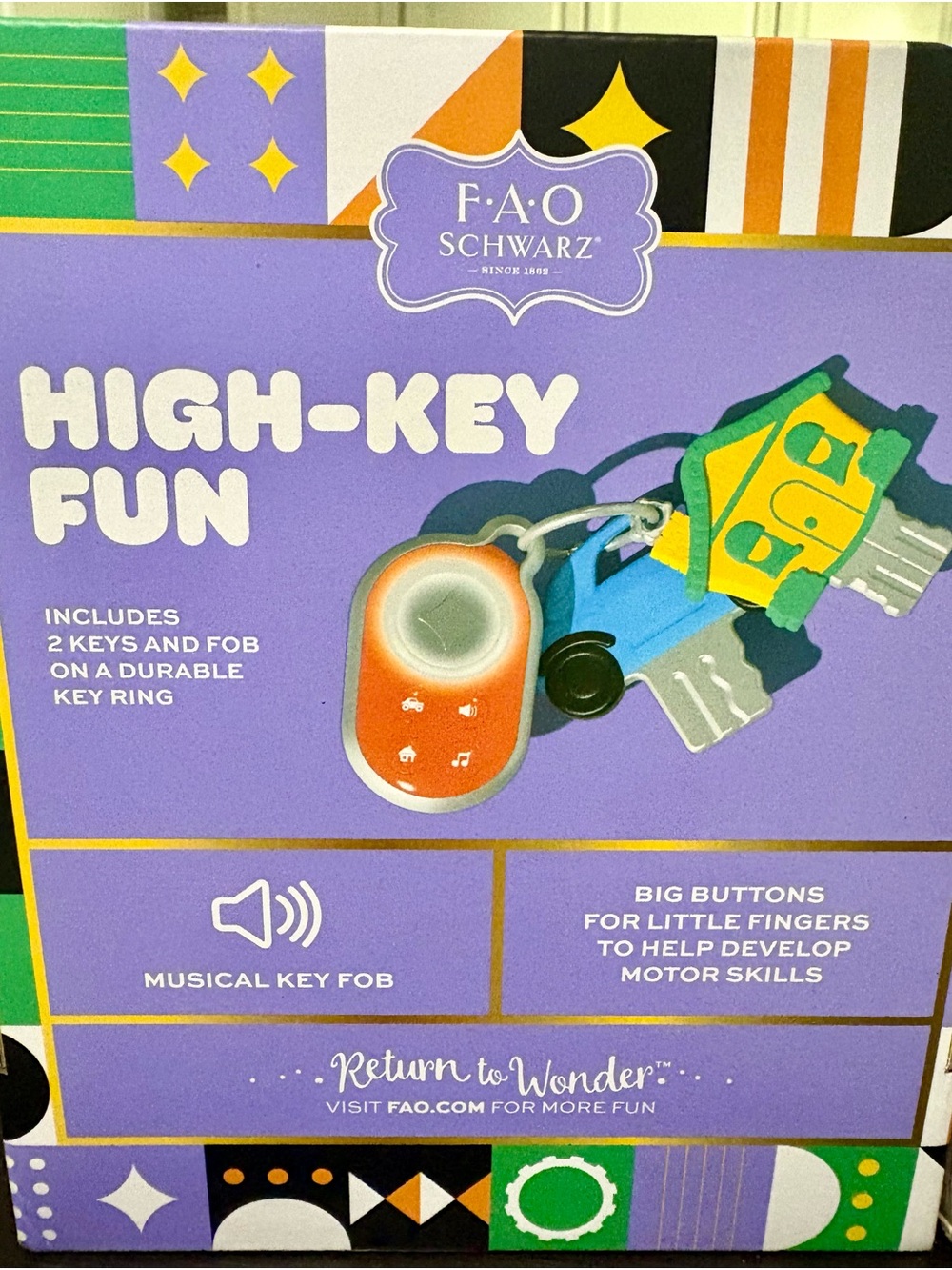 FAO Schwarz Busy Interactive Key Toy & Tommy Tippee bottle warmer set - Picture 2 of 3